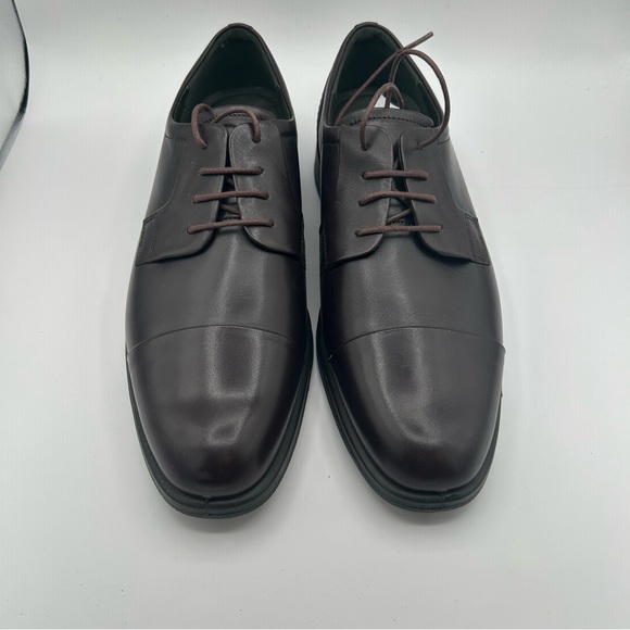 ECCO Men's Jared Cap Toe Tie Oxford Fudge 43 EU/9-9.5 M US